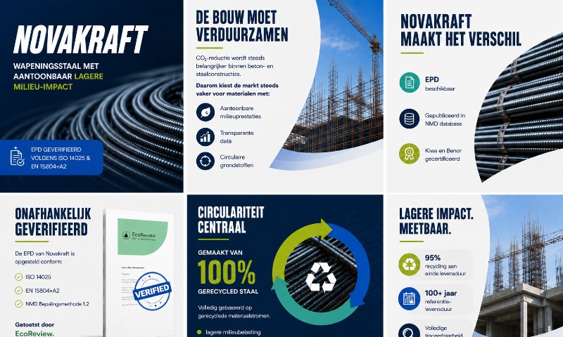 Introductie Co2 arm staal voor bouwend Nederland